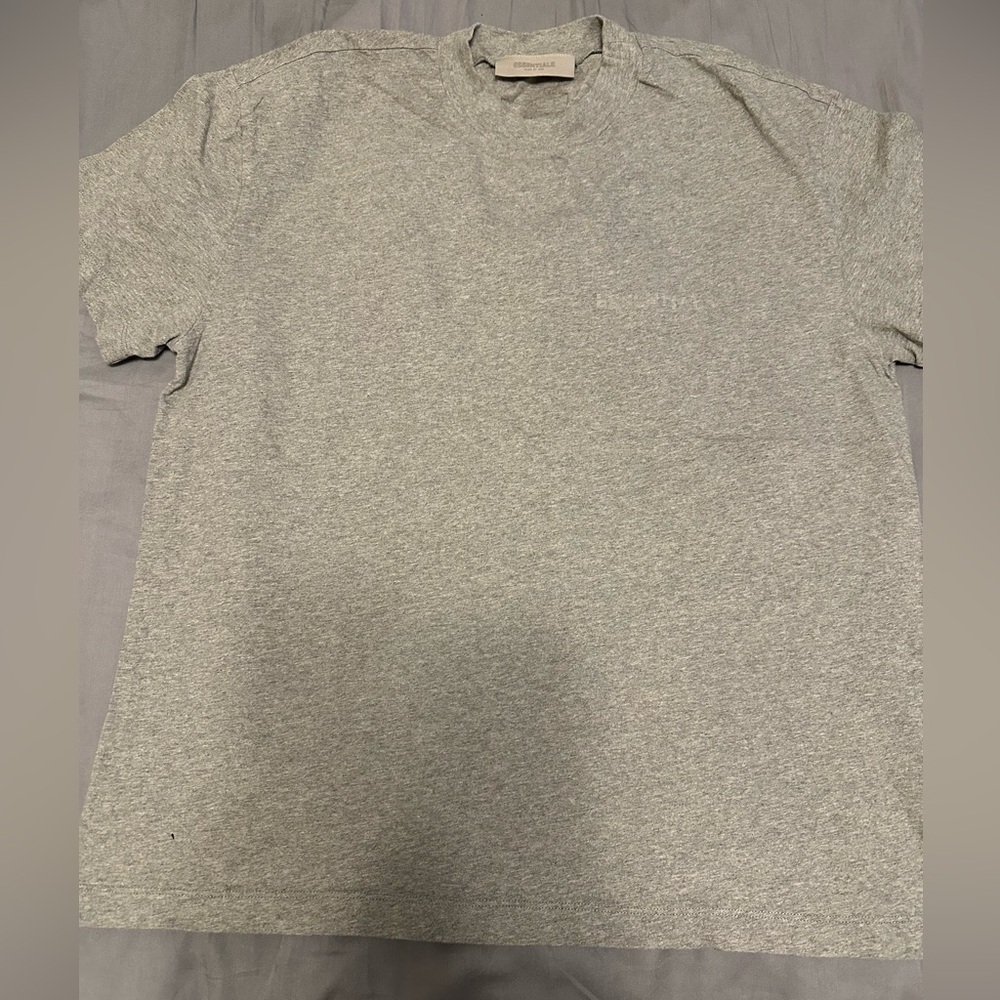 Essentials Light Gray Short Sleeve Tee
